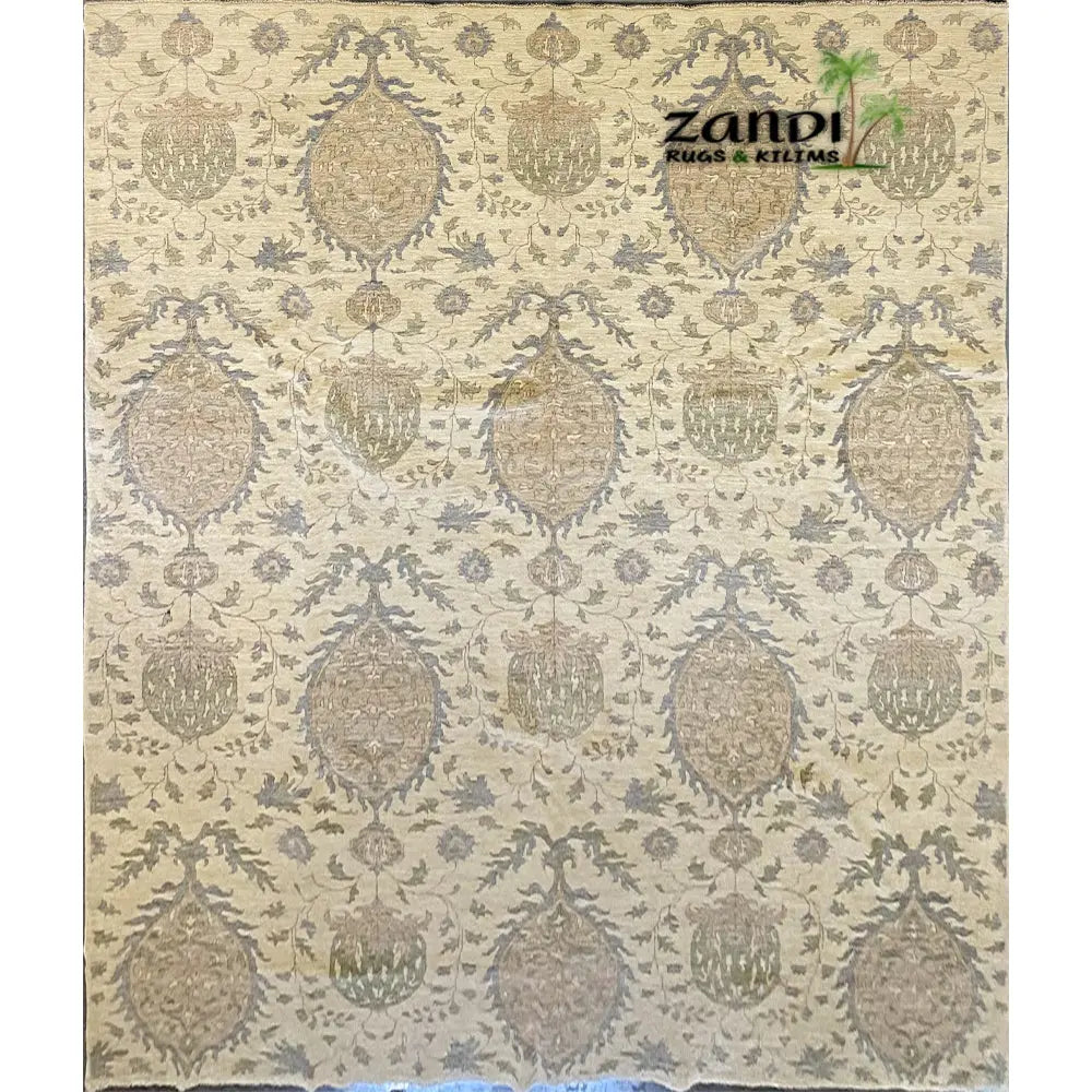 One Of The Kind Afghani Khotan Rug 10'2" x 13'0" zandirugs